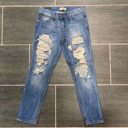 ZCO Premium Distressed Low-rise Jeans