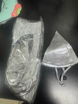 Pets- Halloween dog costume Tin Man w/ hat and axe accessory size small