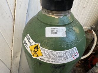 Large 337 CF Welding Cylinder, Customer Owned