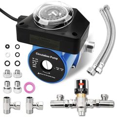 RAMATA Instant Hot Water Recirculating Pump System Kit For Tank Water Heater
