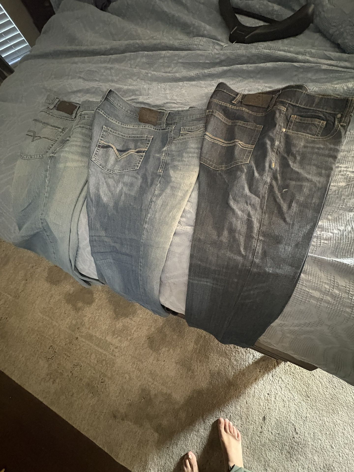 Three Pairs Of Cody James Jeans $50