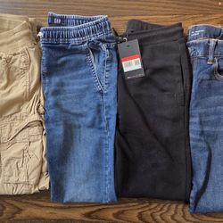 (4) Boys Size 14-16 GAP Kids Pants/Jeans Lot