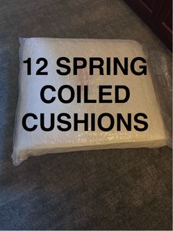 NEW LAX FURNITURE BOTTOM SEAT SPRING REPLACEMENT CUSHIONS 30x27 (16 CUSHIONS)