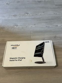 KUXIU Magnetic Charging Stand for Apple iPad Pro Air 18W Foldable Gray Open Box