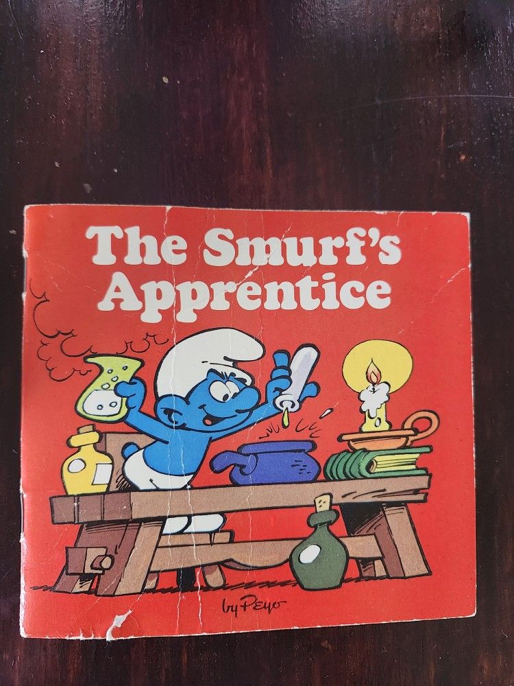 Vintage Smurf Book From 1982