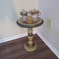 China Set With Matching Side Table