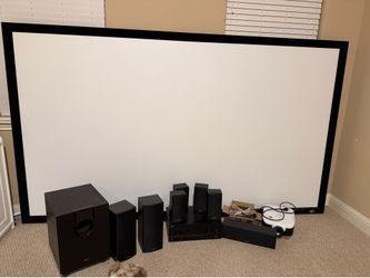 Home theater set up