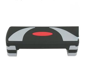 30" Adjustable Workout Aerobic Step Platform W/4 Risers 4" - 6"- 8", Exercise Stepper Non-Slip