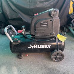 Husky 8 Gallon Air Compressor. (Details Below)