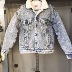Vintage 70s Sherpa  Levi’s Mens Jacket Good Condition 