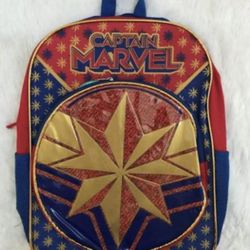 Captain Marvel Backpack, Brand NEW! Porch Pickup or Can Ship!