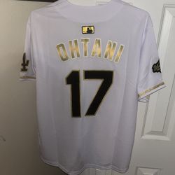 Nike Shohei Ohtani Dodgers white jersey size m