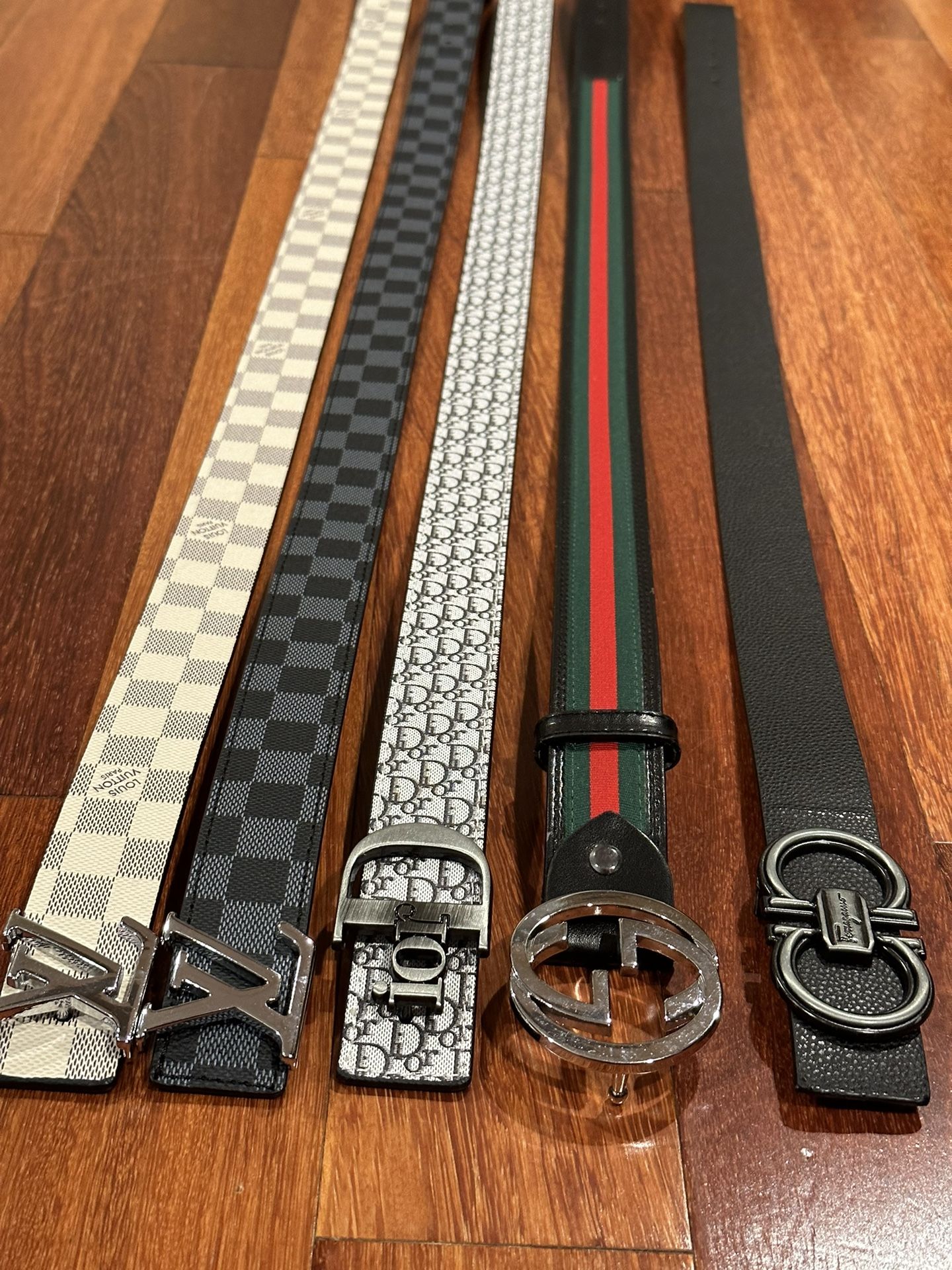 Gucci Louis Vuitton And More Designer Belts for Sale in