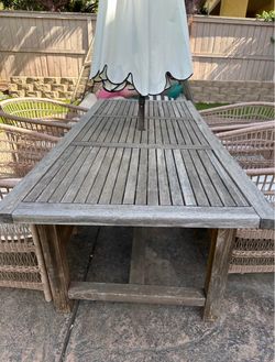 Outdoor Teak Patio Dining Table