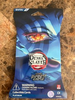Demon Slayer Infinity Castle Platinum Collectible Cards – Sealed Pack