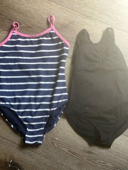 Girls Swimsuit & Ballet Leotard Lot - Size 6X / 7 (GapKids & Mirella)