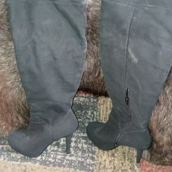 Women's Thigh High Suede Boots