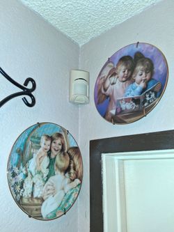 Heavenly angels collection plates