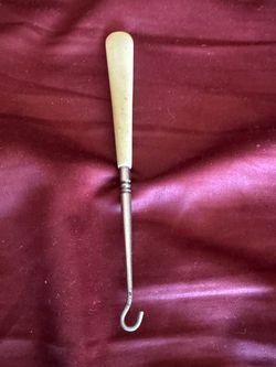 Antique Button Hook with Bone Handle