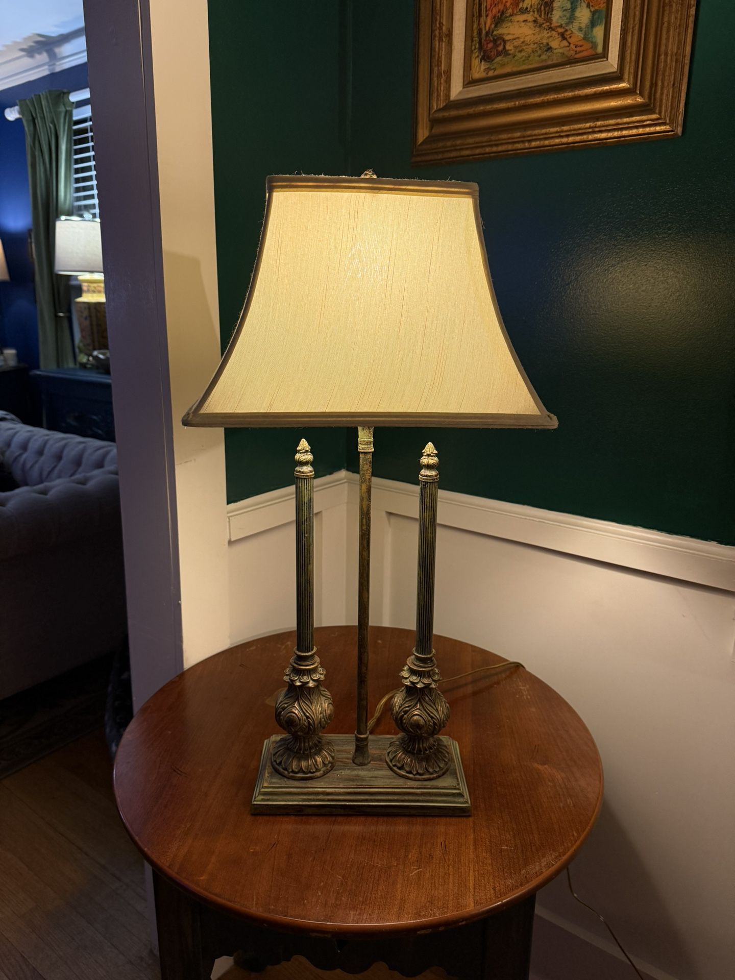Vintage Brass Table Lamp