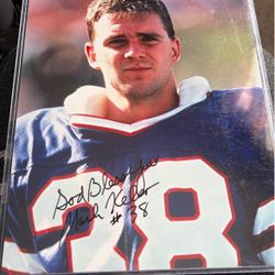 Buffalo Bills Mark Kelso Signed 8x10 Photo 