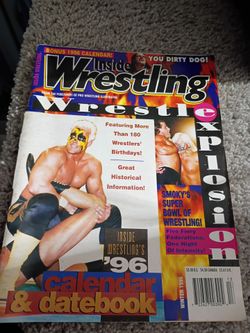 Vintage inside wrestling magazine