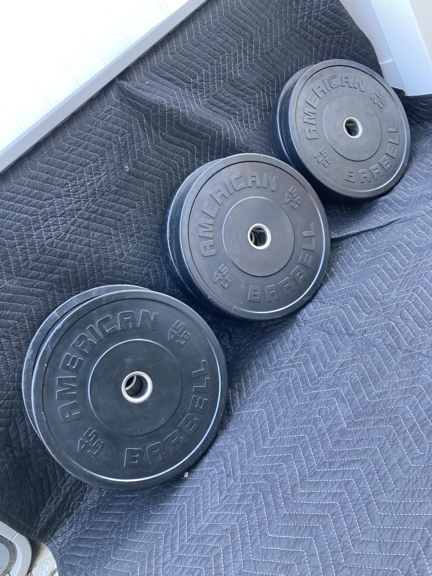 American Barbell Olympic Weight Bumper Plates And Rogue Echo Bar For Your Home Gym