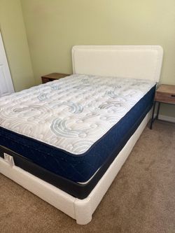 White Queen Bed Frame