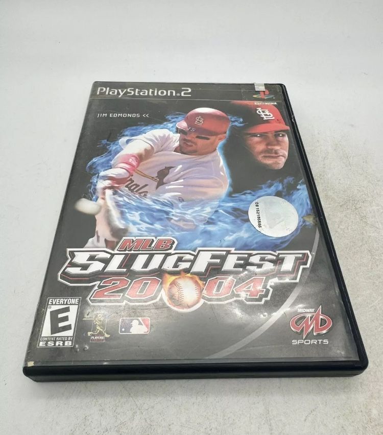 MLB SlugFest 2004 PS2 CIB (Sony PlayStation 2) Black Label -