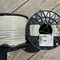 Full Roll Of Number 12 White Stranded Copper Wire