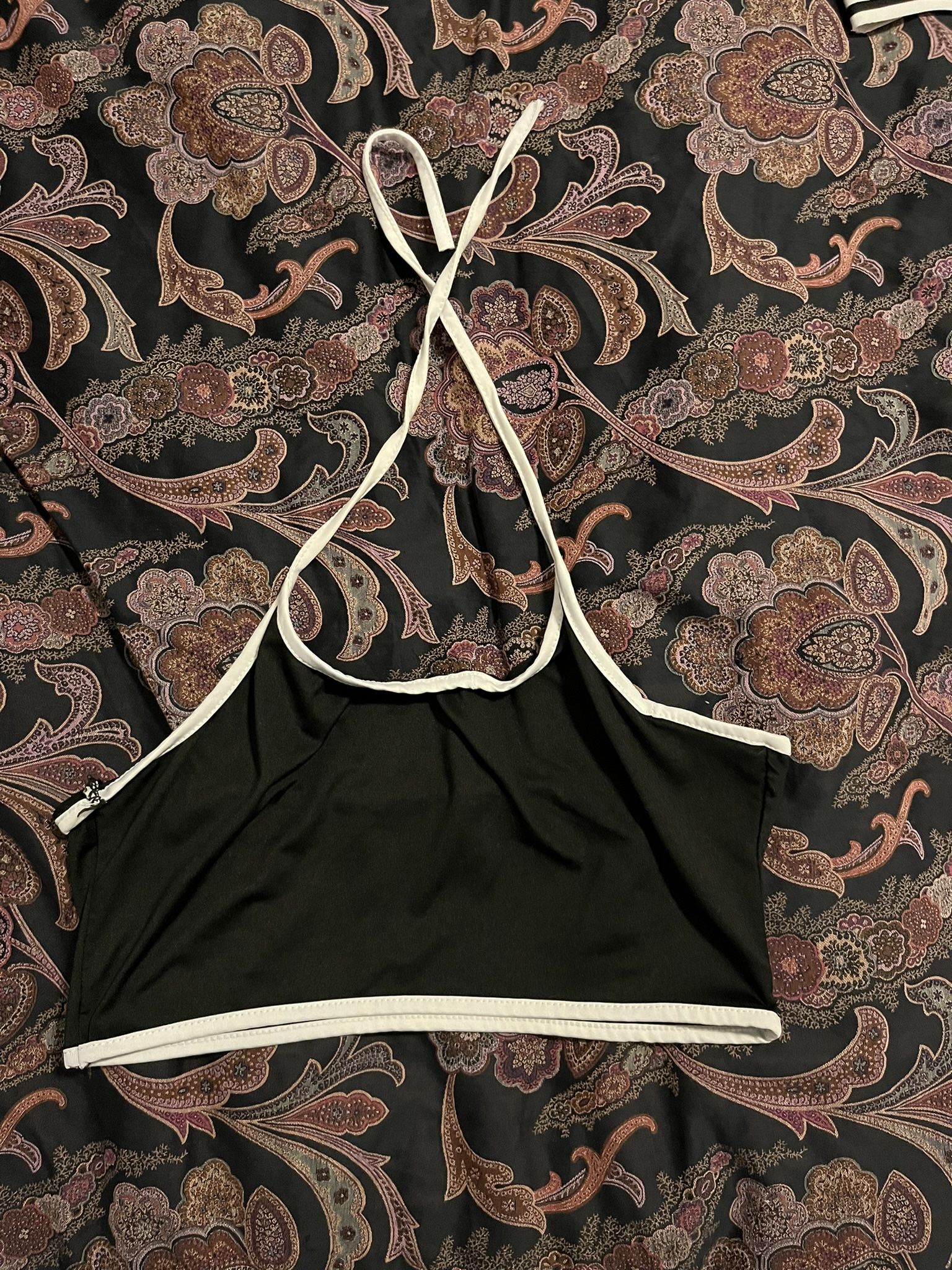 Black Basic Halter Top