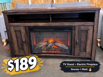 New electric fireplace Heat remote control