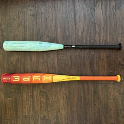 BASEBALL BATS: EASTON HYPE FIRE & RAWLINGS ICON