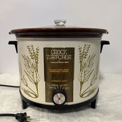 Vintage Crock Watcher Crock Pot