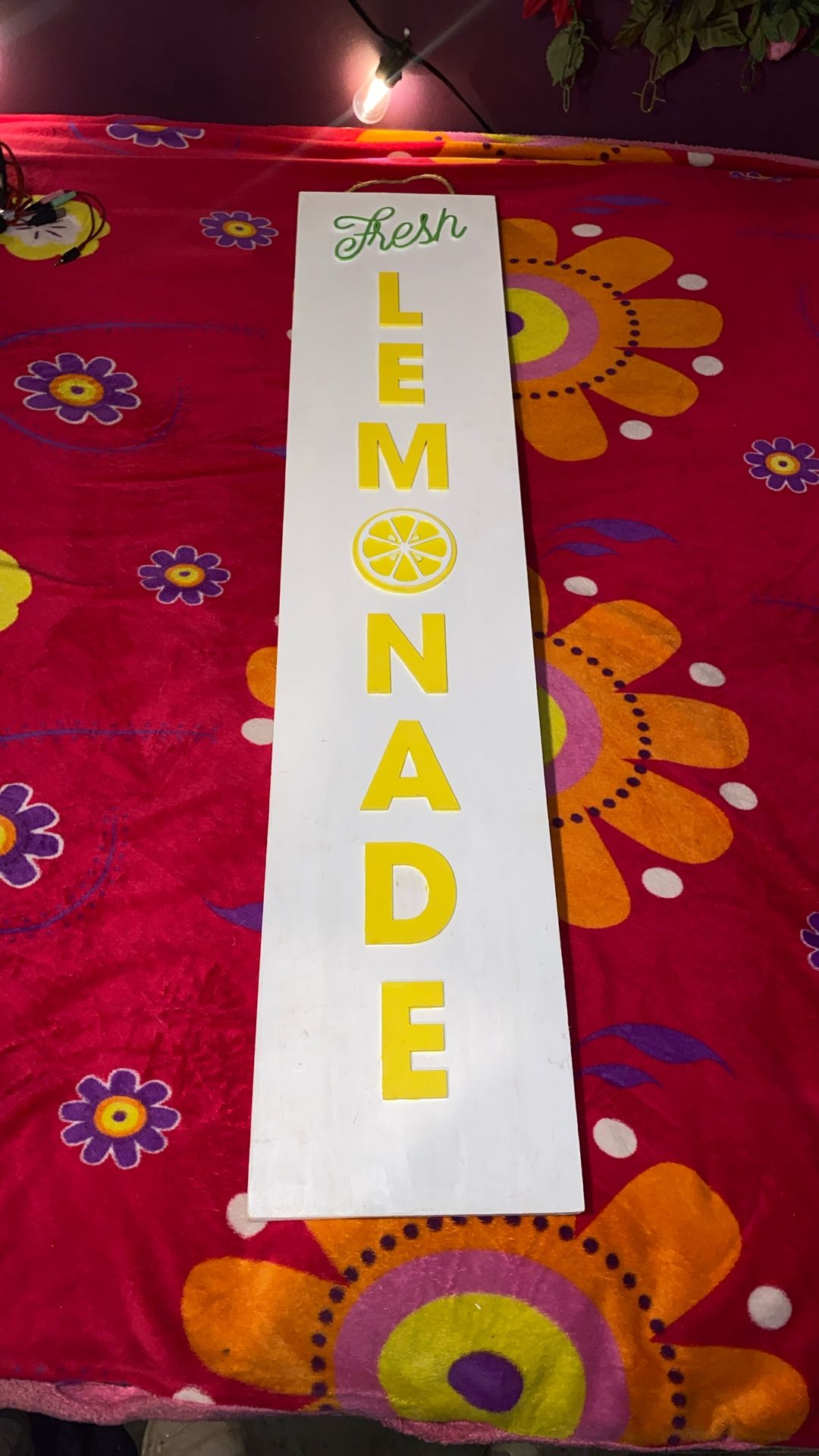 Hand Painted Lemonade Stand Sign