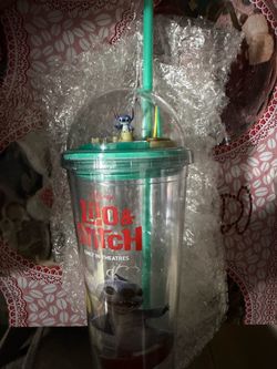 Disney Lilo & Stitch Movie Theater Cup with Straw