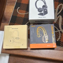 Headset,Noise Cancelling Bluetooth Headset V5.1, 35Hrs HD Talktime CVC8.0 Dual Mic Hands-Free Wireless Headset, Bluetooth Headphones with Mute Button 