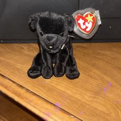 Black Labrador Dog Beanie Baby