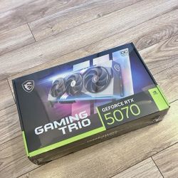 MSI - 5070 NVIDIA GeForce RTX  12G GAMING TRIO OC 12GB GRAPHICS CARD GPU