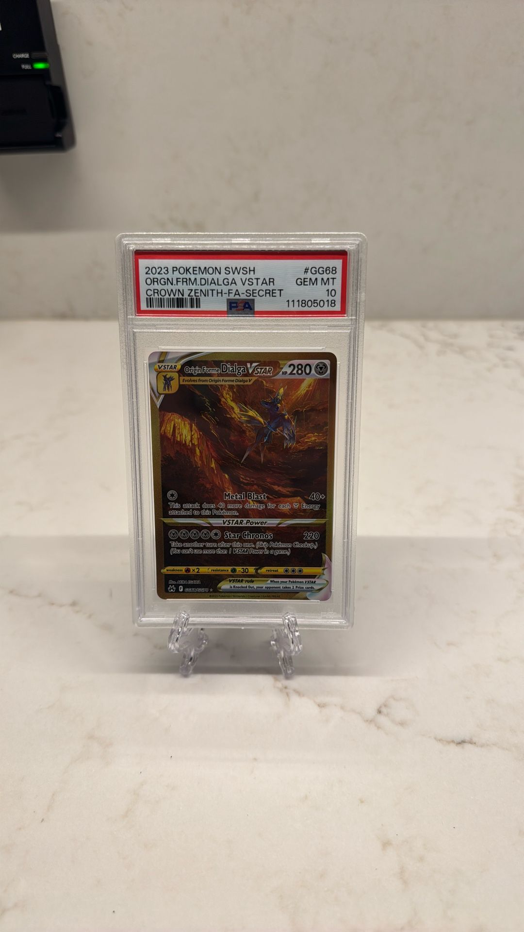 Pokemon Dialga GG#68 PSA 10