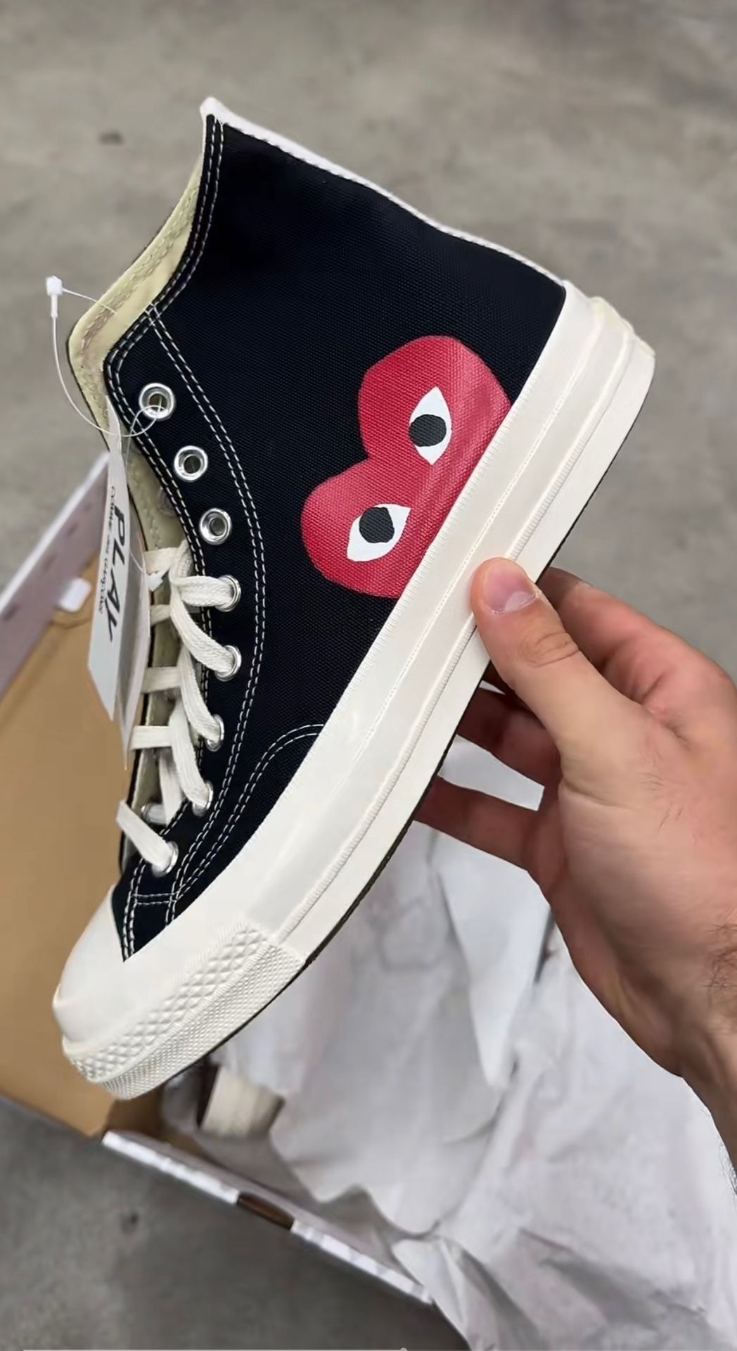 Converse x Play comme des garçons