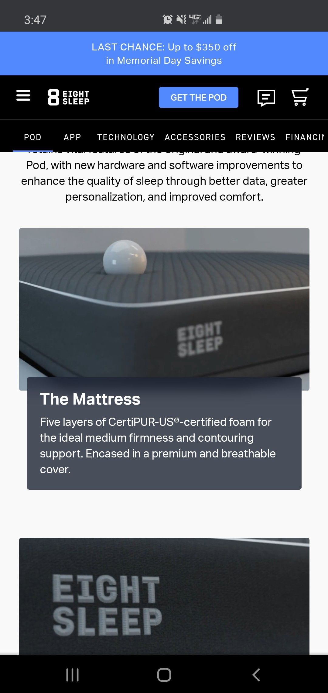 Eight Sleep Mattress