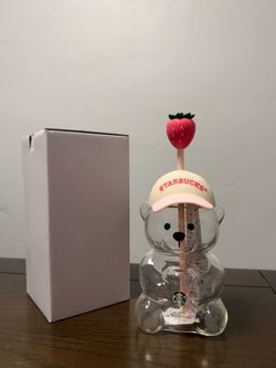 Pink bear cup