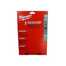 MILWAUKEE - 44-7/8 in. 18 TPI Deep Cut Portable Bi-Metal Band Saw Blade (3-Pack) For M18
