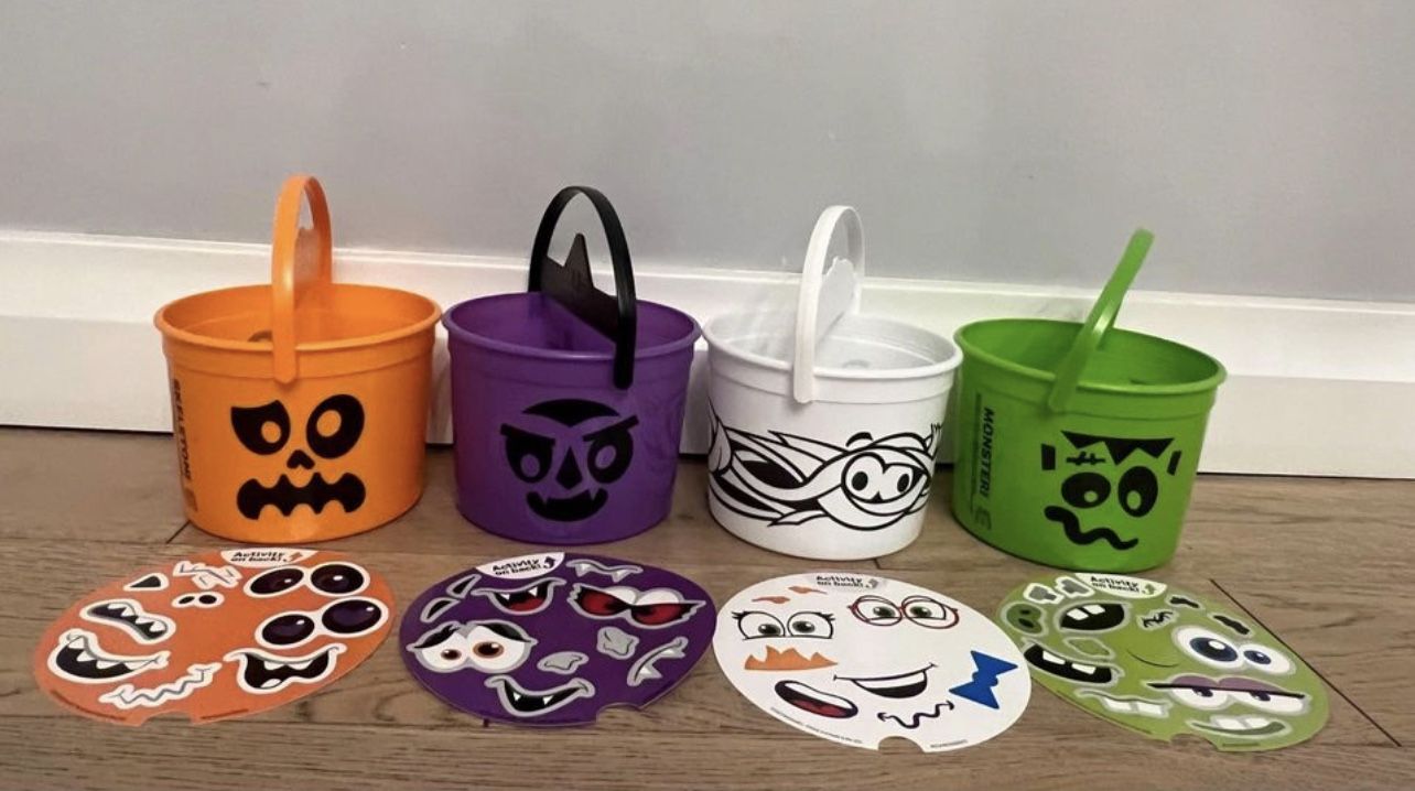McDonald's Halloween Trick or Treat Buckets