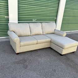 Beautiful Beige Sofa Lounge Couch + Free Delivery