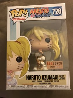 Funko pop exclusive anime naruto uzumaki sexy jutsu