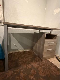 Modern Grey Desk