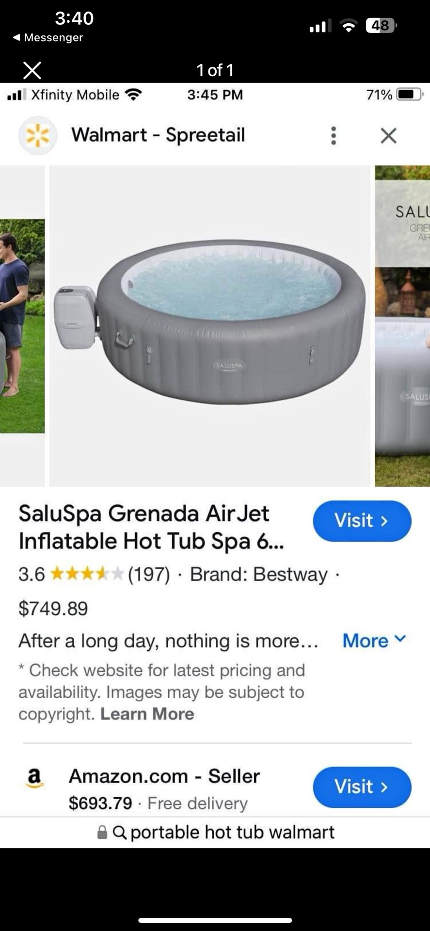 SaluSpa Hot Tub