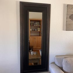 Large Dark Brown Mirror 